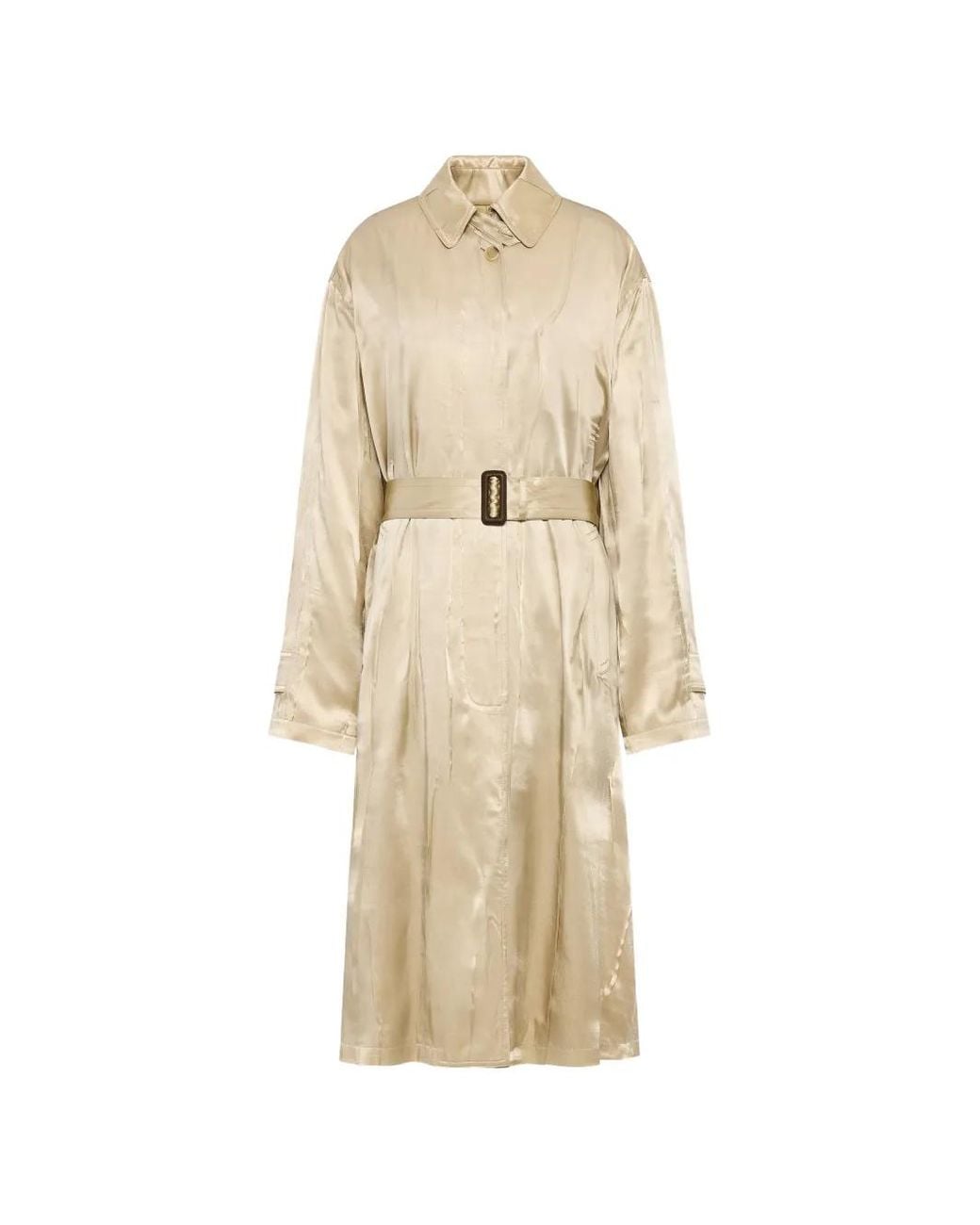Maison Margiela Natural Bonded Creases Trench Coat
