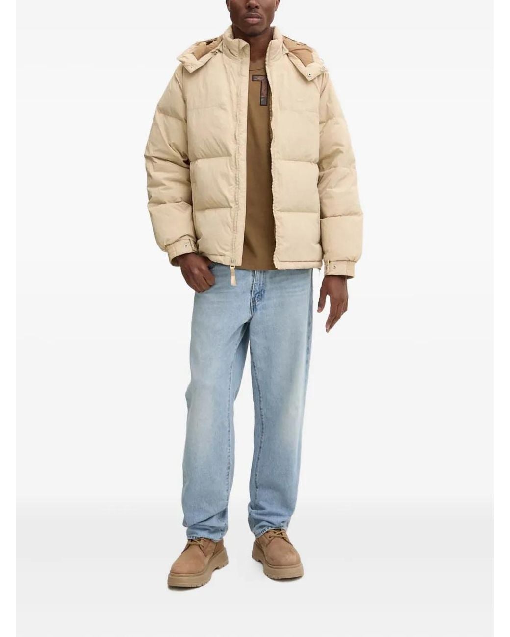 Levi's Natural Rockridge Hooded Puffer Jacket for men