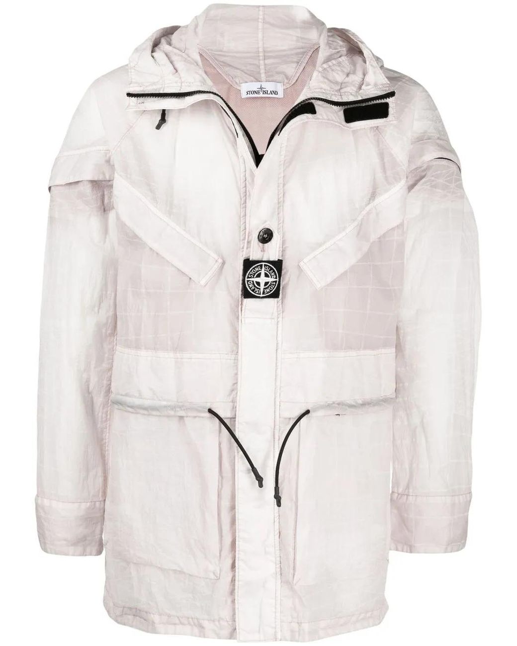 Stone Island Natural Hooded Lightweight Jacket for men