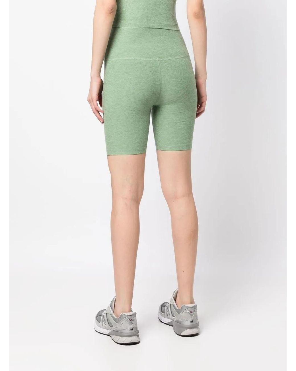 Beyond Yoga Green High-Waisted Biker Shorts