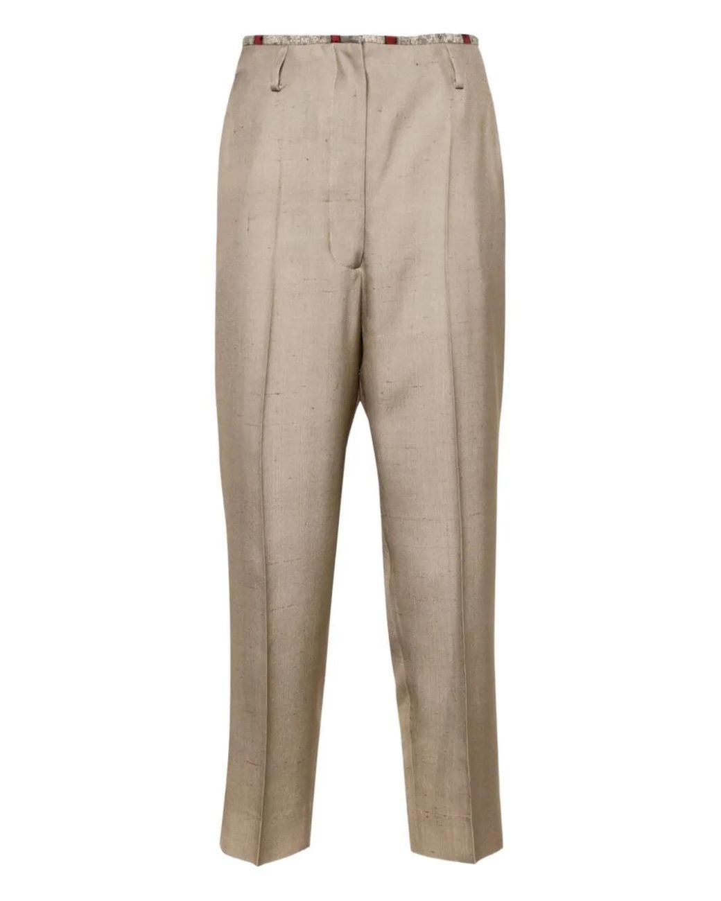 Ibrigu Zijden Broek in het Natural