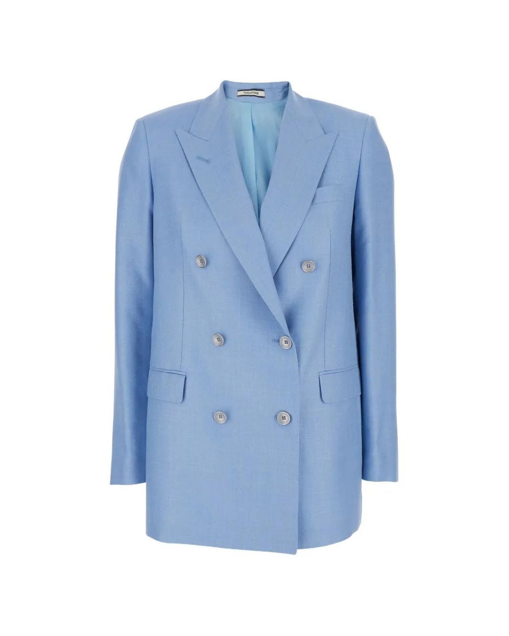 Tagliatore Blue Double-Breasted Blazer