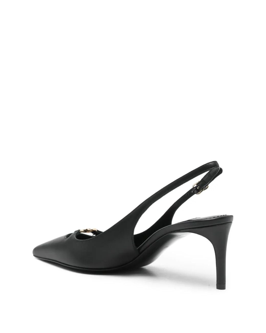 Dolce & Gabbana Black Slingback "Lollo"