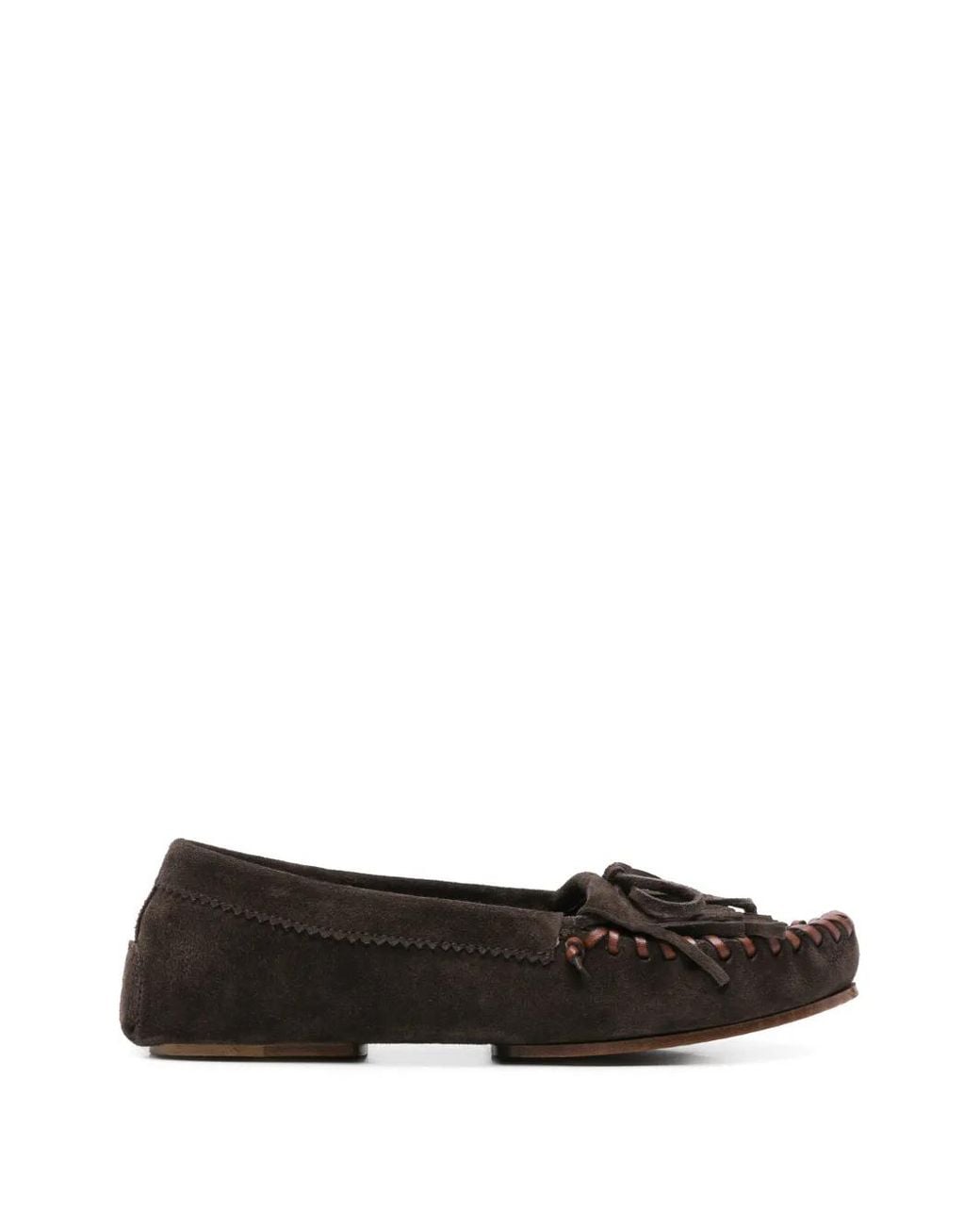 Paris Texas White Indiana Fringed-Detail Loafers