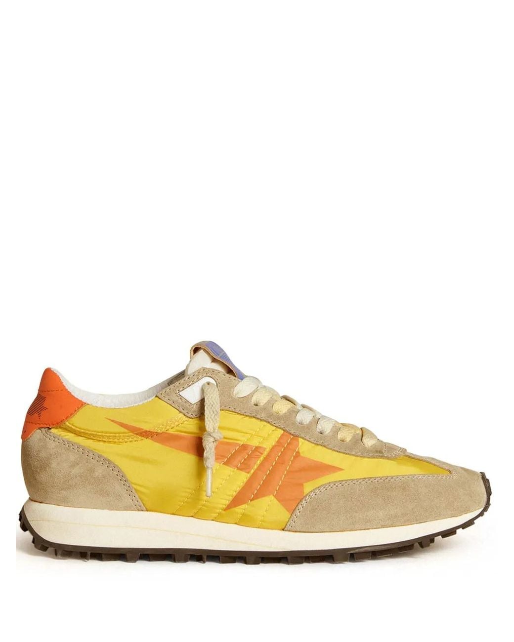 Golden Goose Deluxe Brand Yellow Running Marathon Sneakers