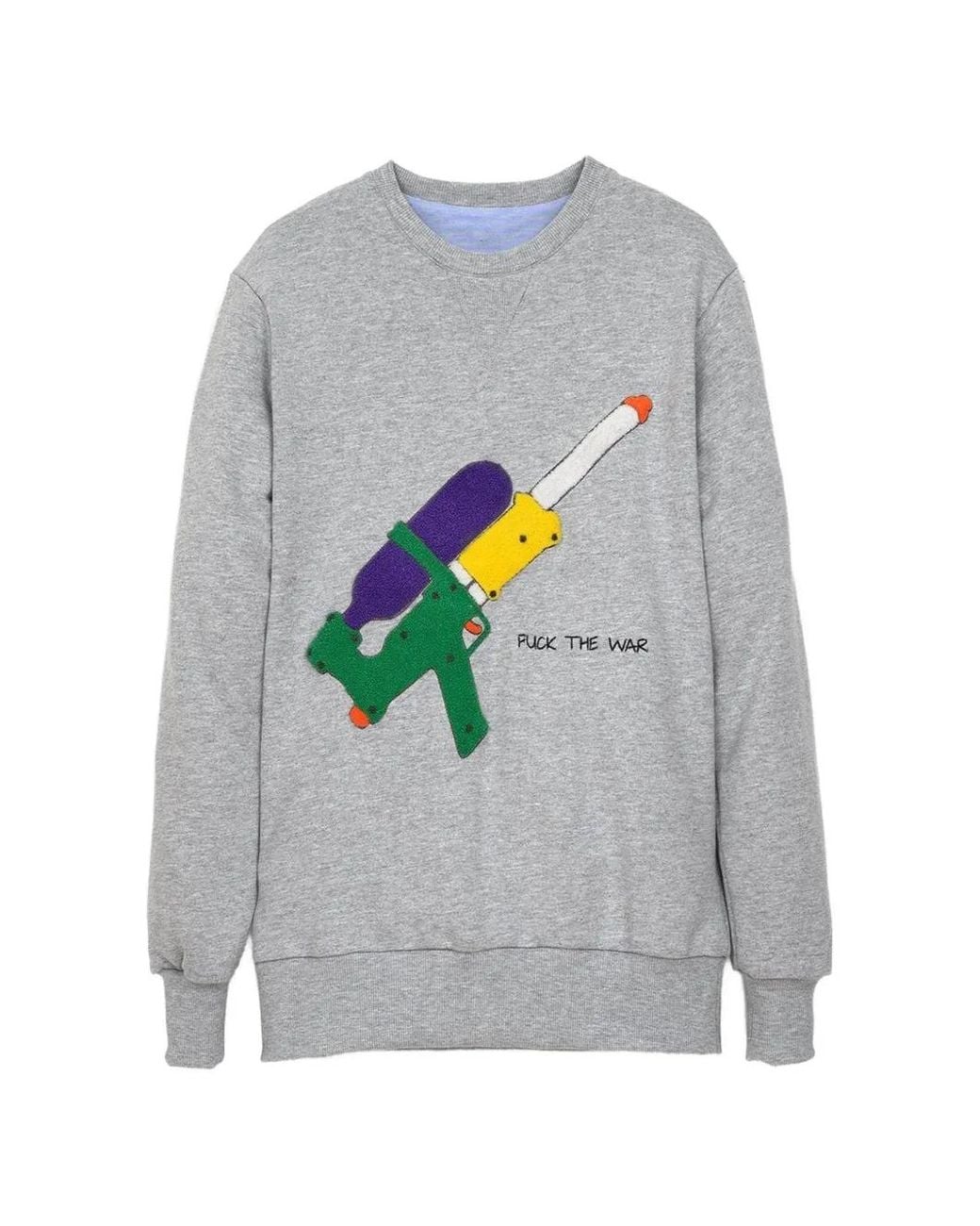 LC23 Gray Pistola Ad Acqua Sweatshirt for men