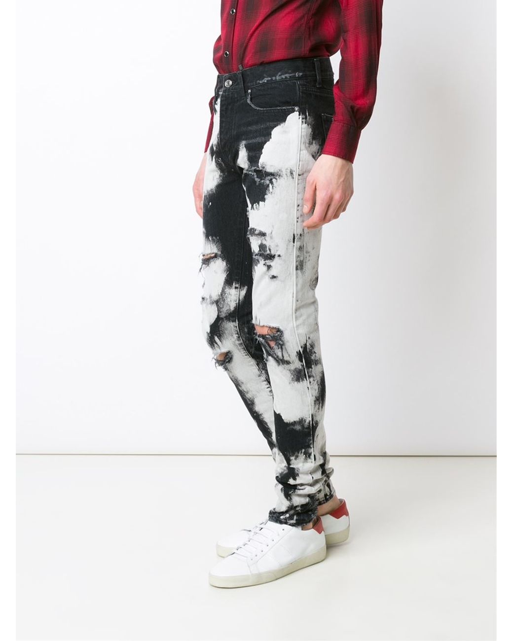 Printed Monogram Tie-Dye Cargo Denim Pant - Men - Ready-to-Wear