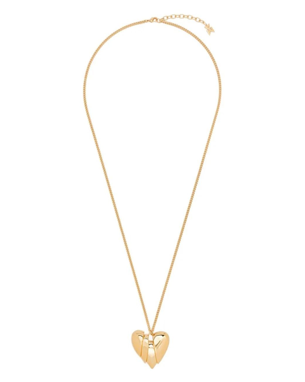 AMINA MUADDI Metallic Heartbreaker Necklace