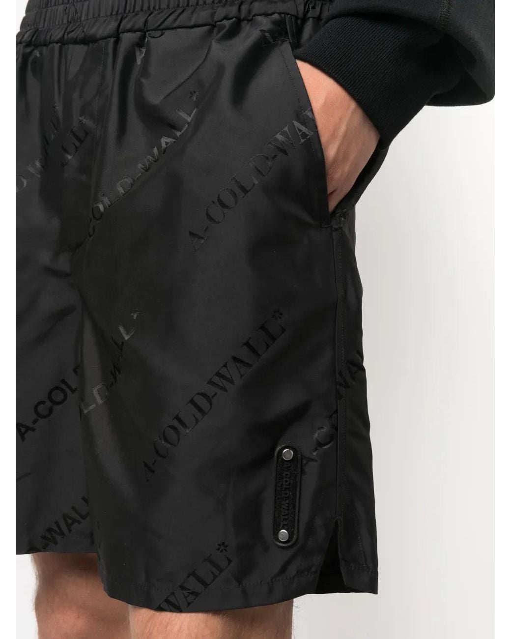 A_COLD_WALL* Black Monogram Shorts for men