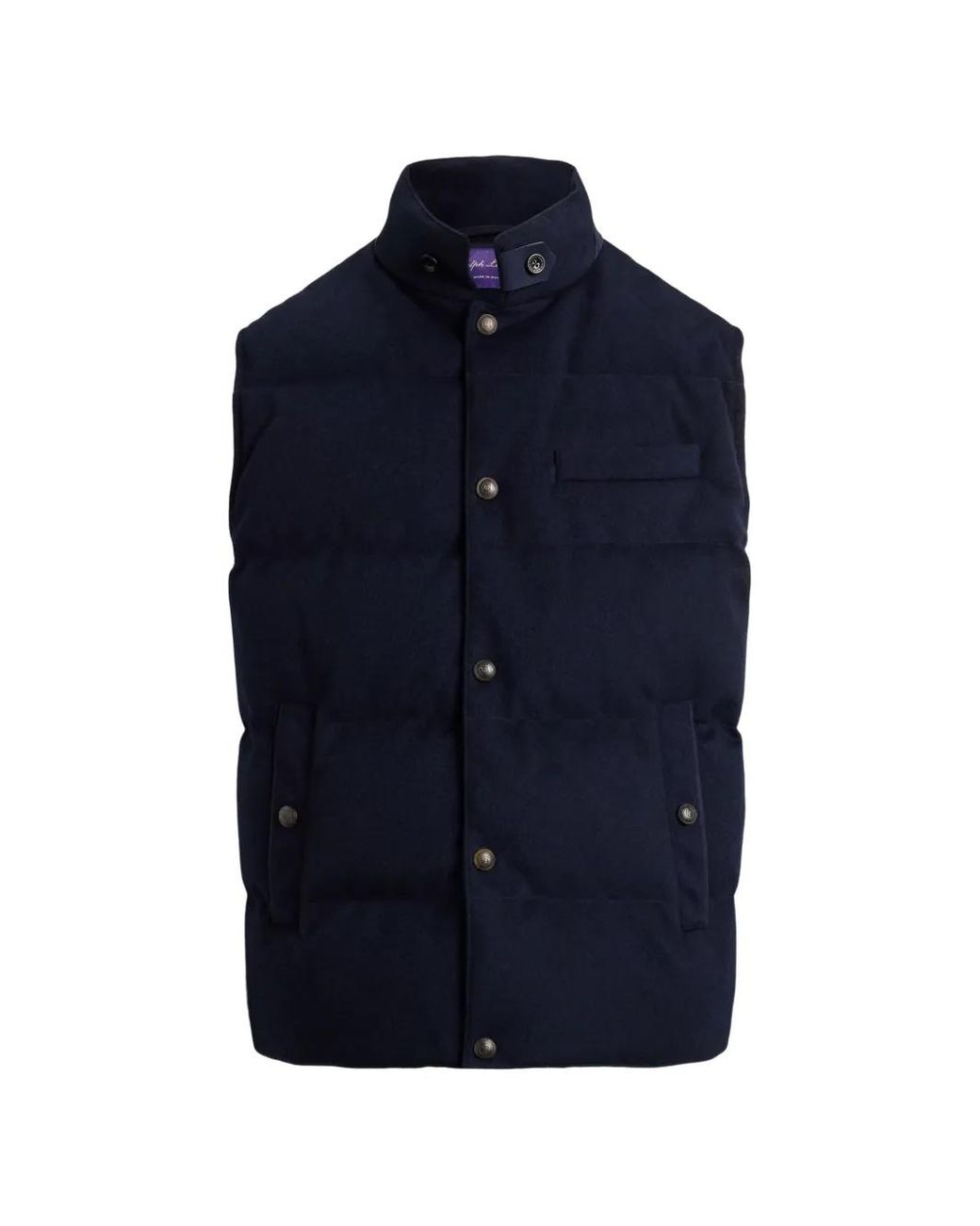 Ralph Lauren Blue Carleton Padded Gilet for men