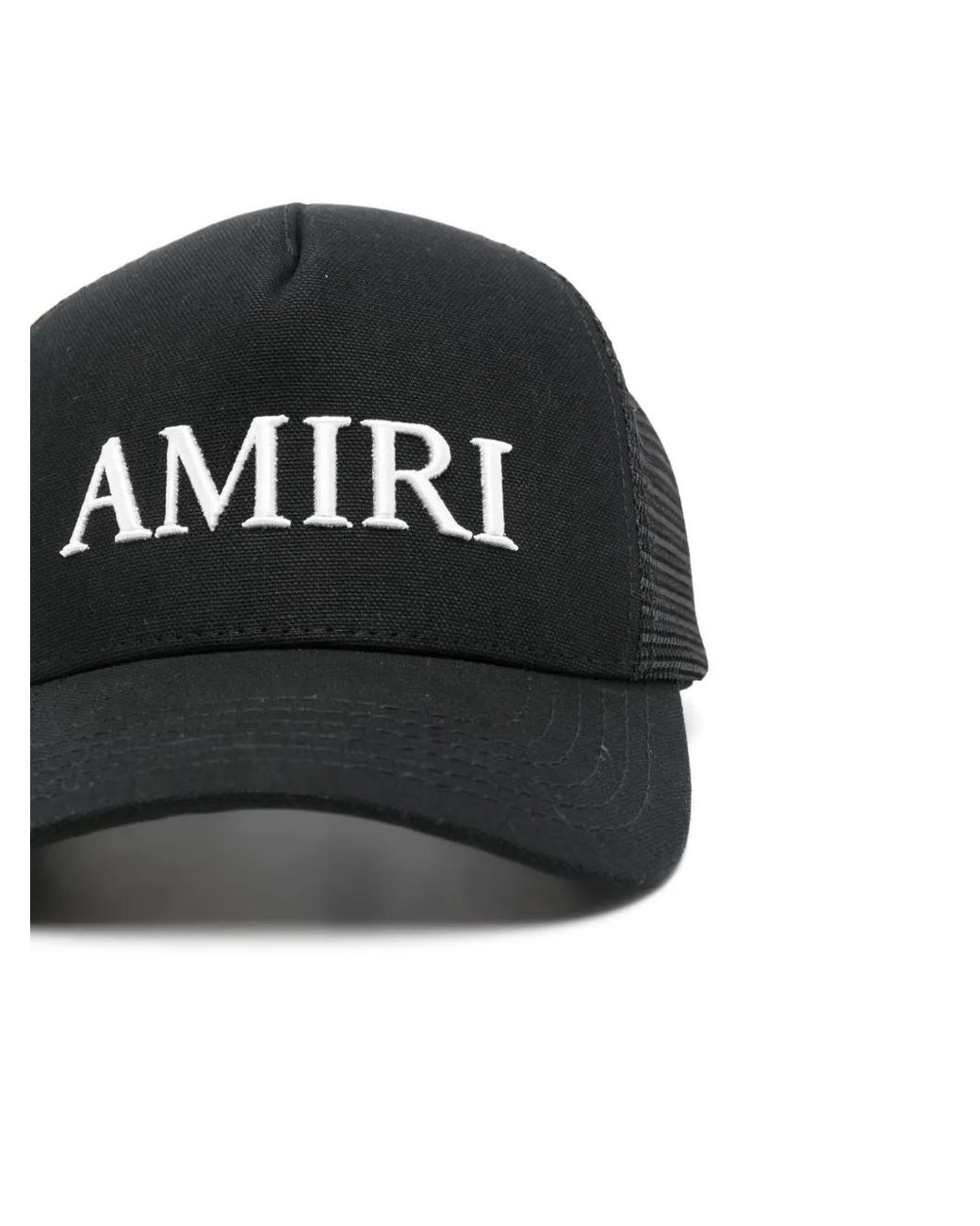 Amiri Black Logo-Embroidered Mesh Baseball Cap for men