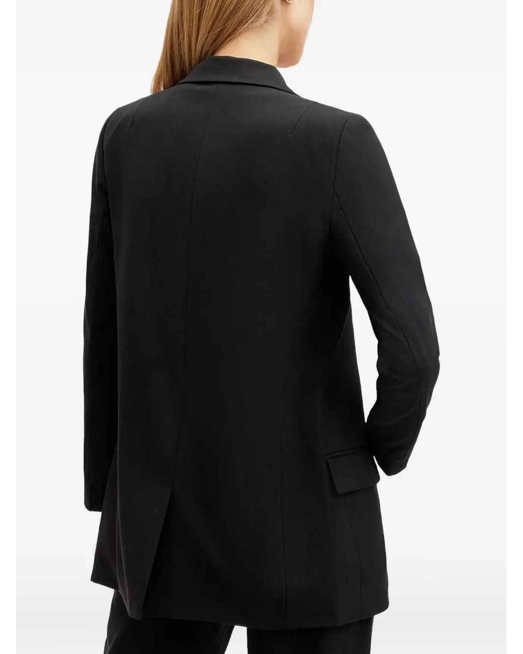 AllSaints Black Aleida Single-Breasted Blazer