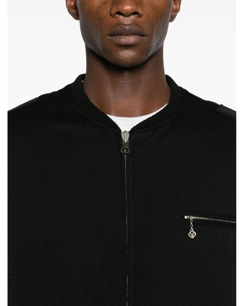 Visvim Black Zip-Pocket Bomber Jacket for men