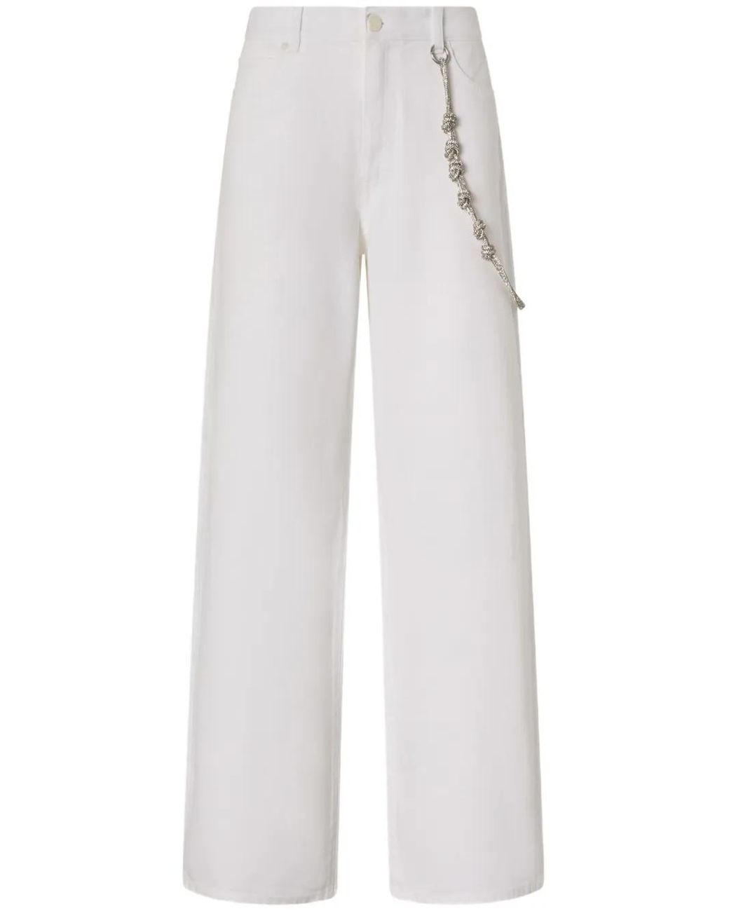 Pinko White Lauryn Loose Bull