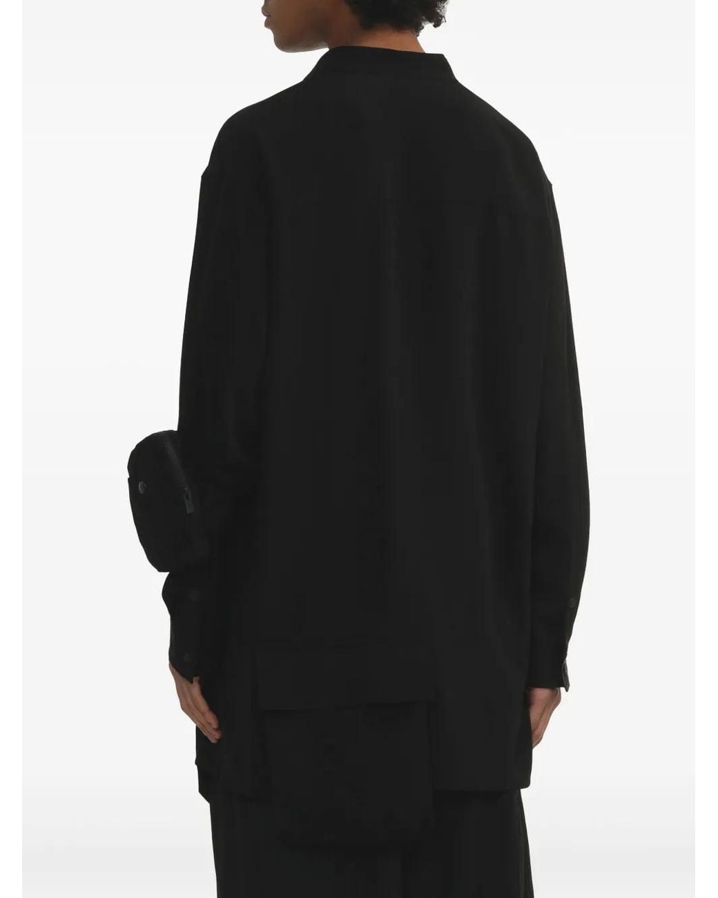 Yohji Yamamoto Black Multi-Pockets Shirt for men