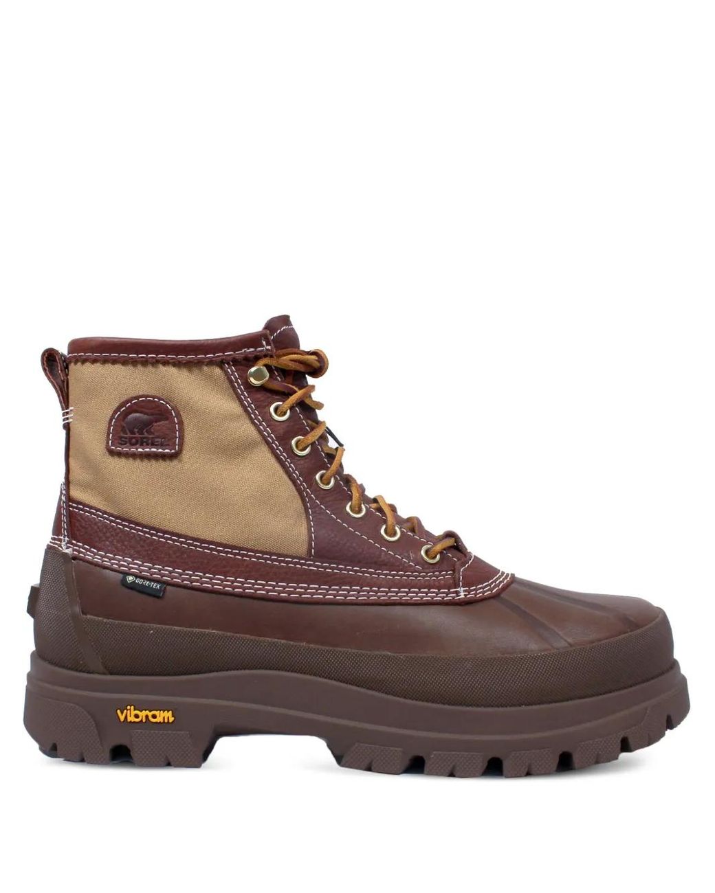 Neighborhood Brown Panelled Hiking Boots for men