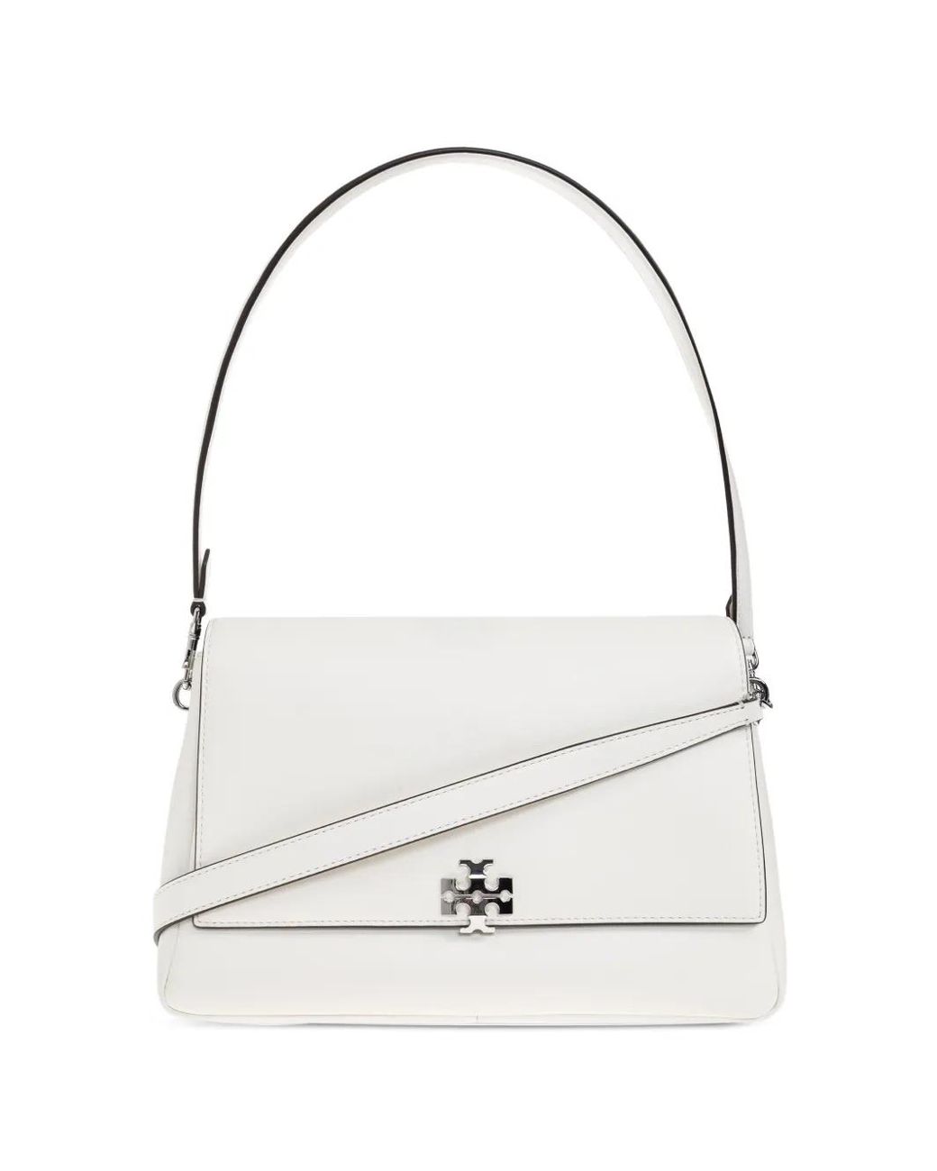 Tory Burch White Charlie Shoulder Bag