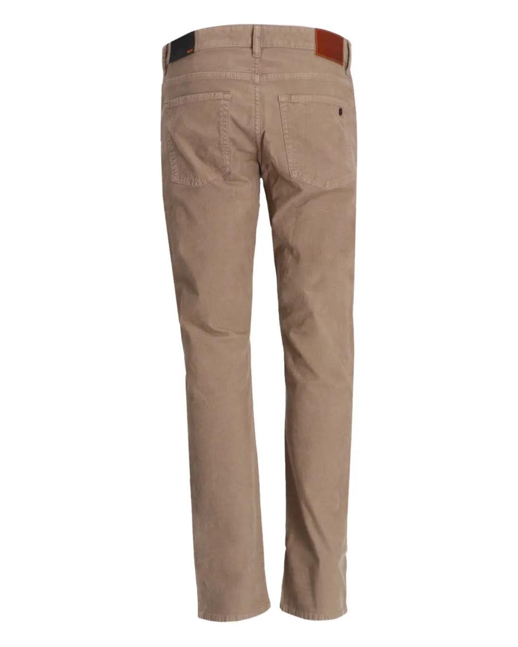 Boss Straight Broek in het Natural voor heren