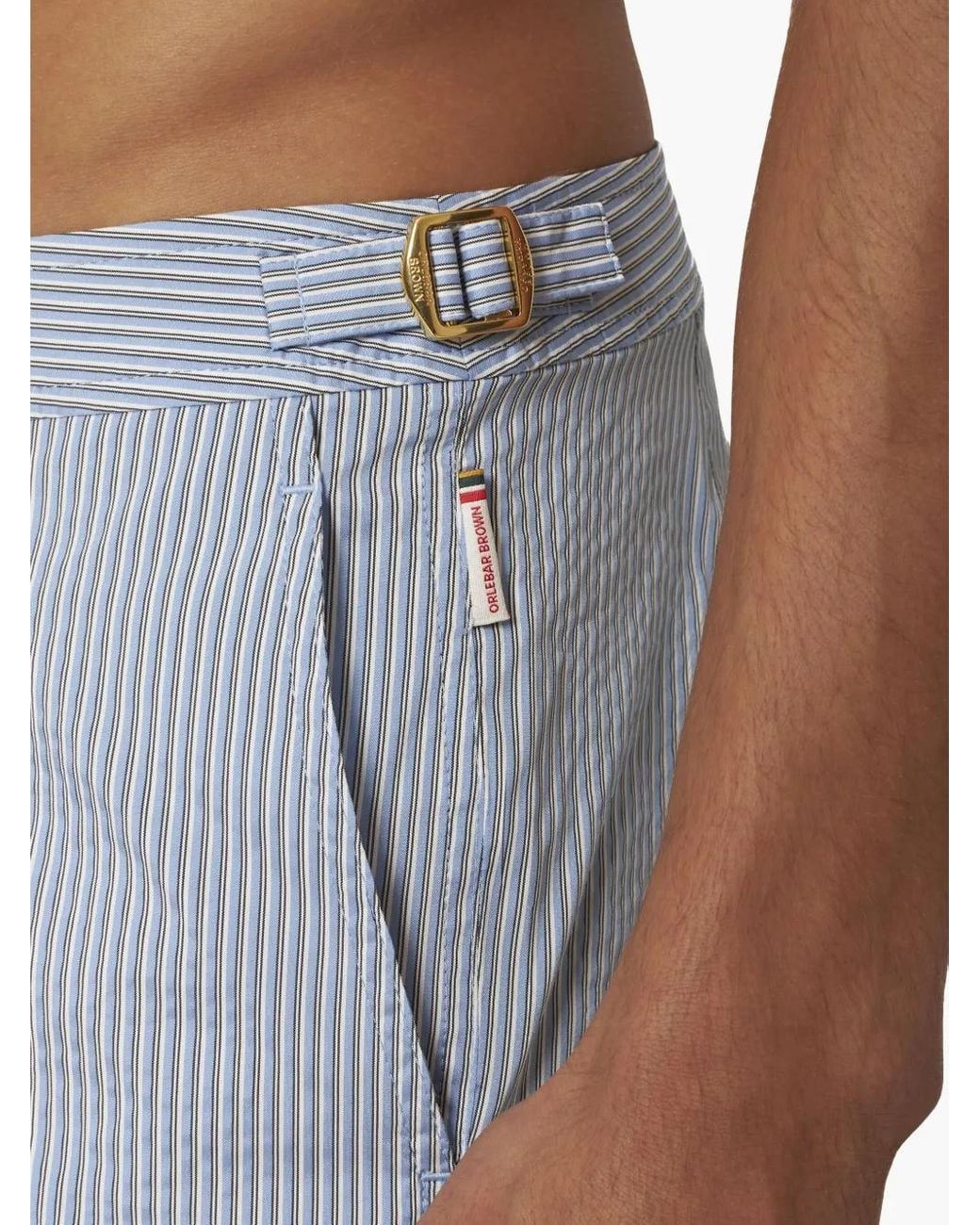 Orlebar Brown Blue Bulldog Swim Shorts for men