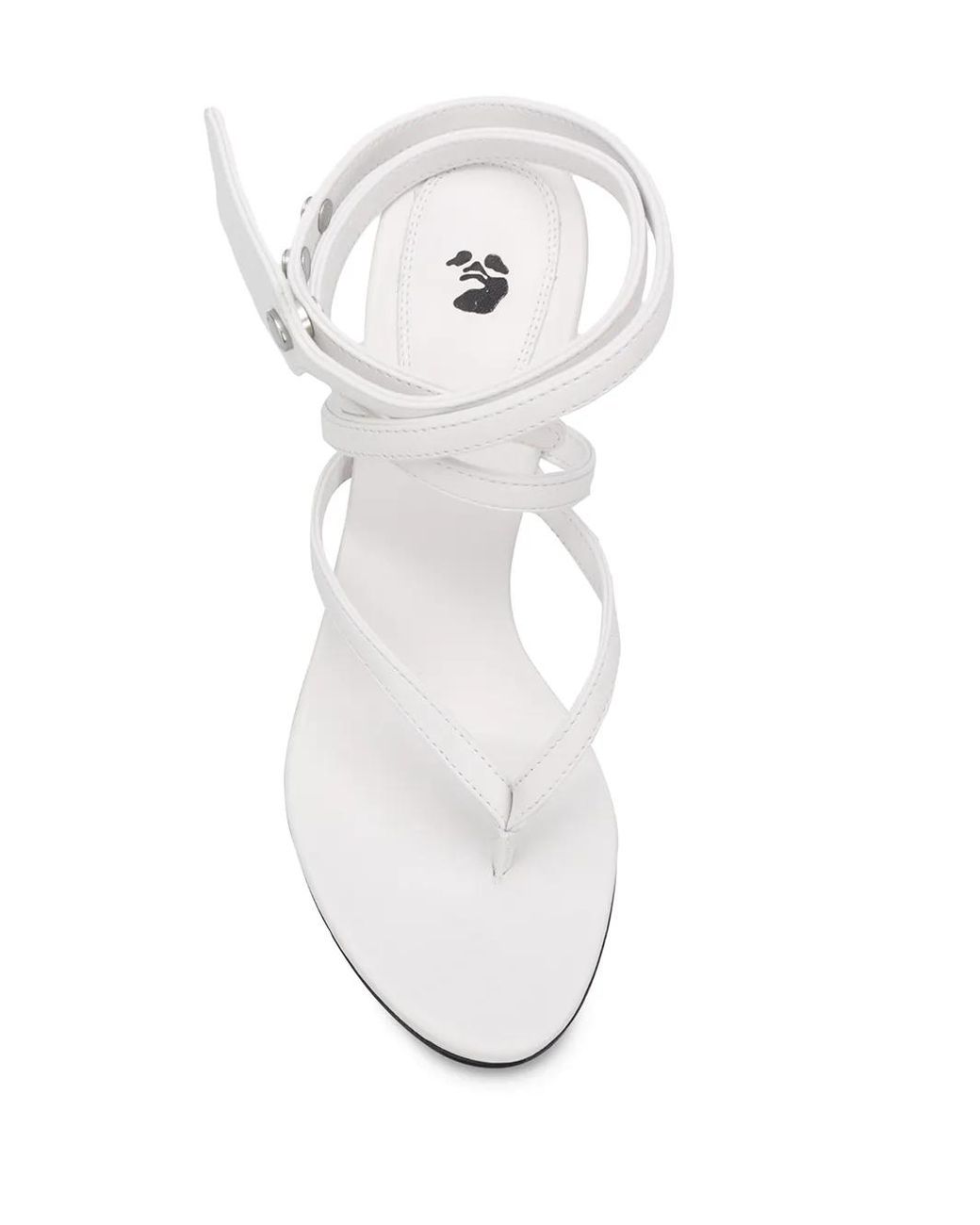 Off-White c/o Virgil Abloh White Zip-Tie 110Mm Sandals