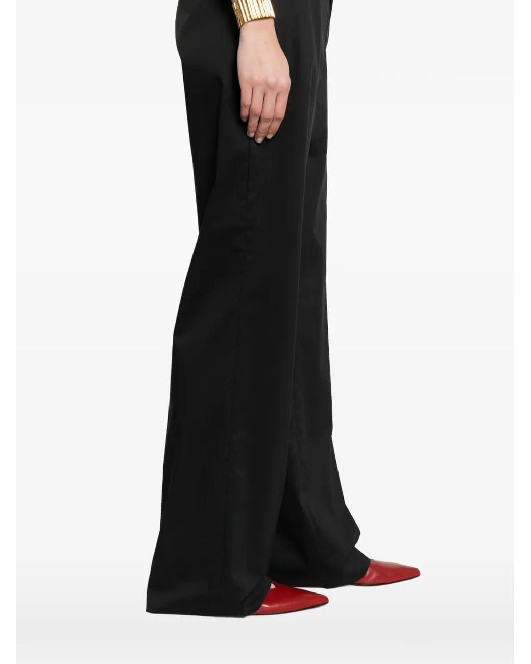 Berwich Black Patrizia Zip-Up Trousers