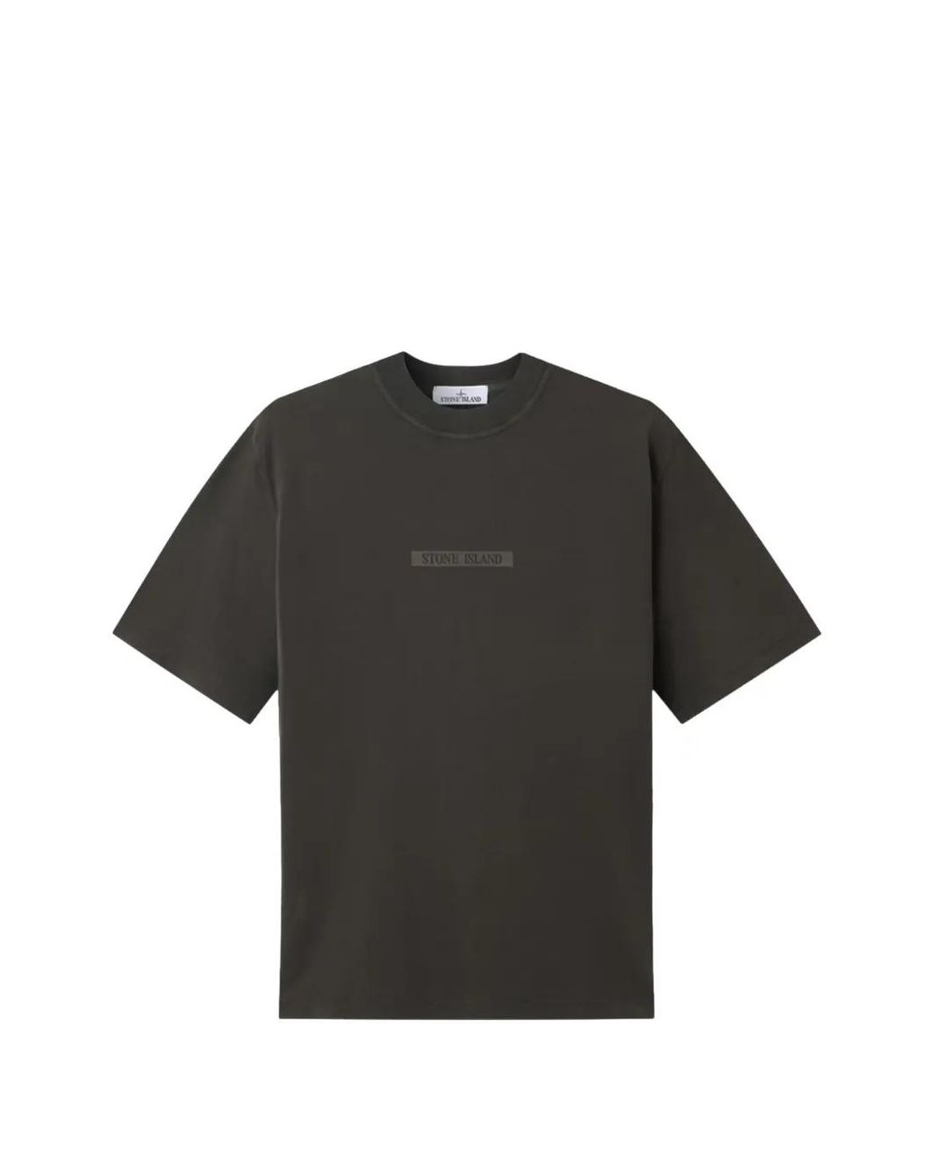 Stone Island Black T-Shirt 2100006 En Coton Biologique for men
