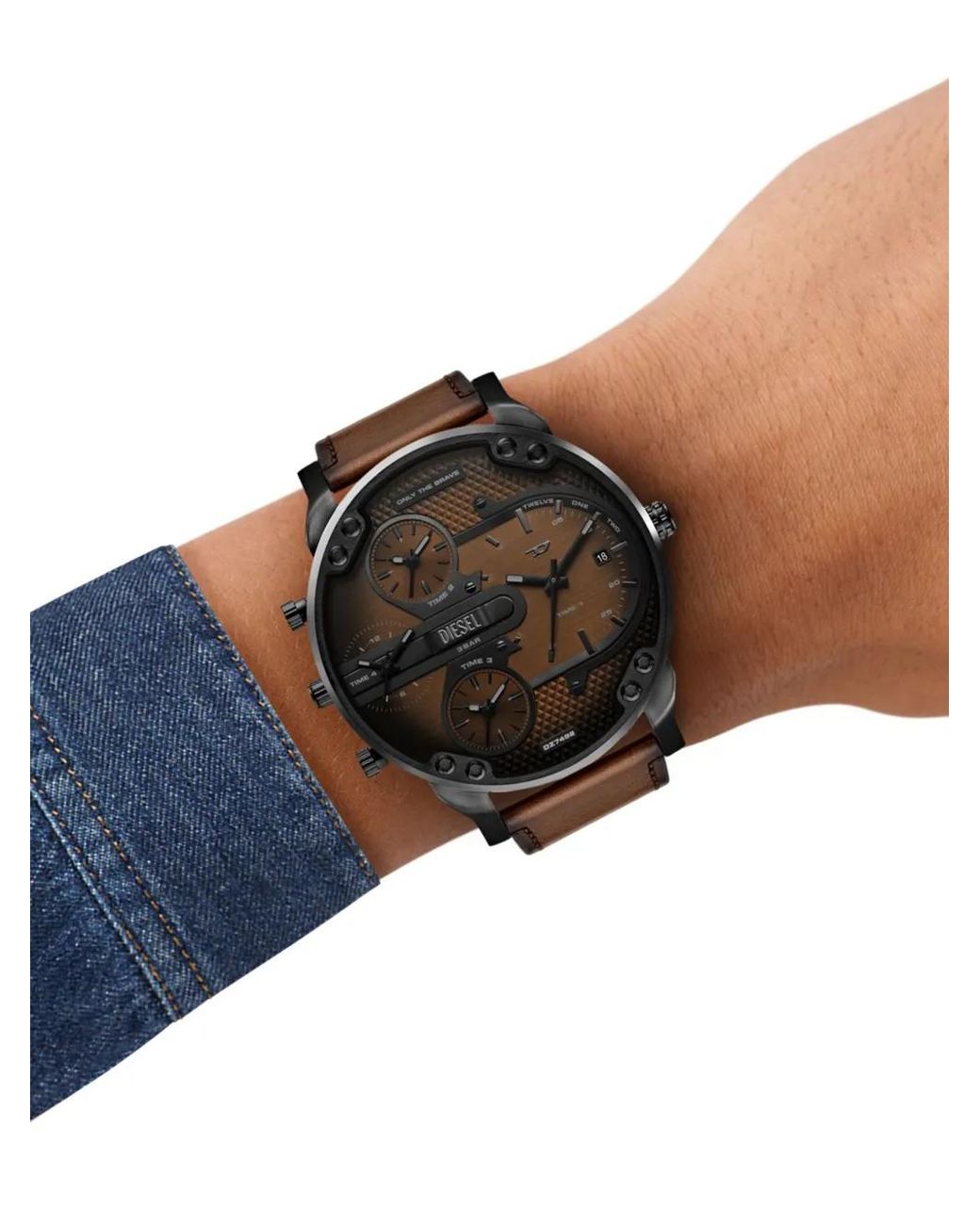 DIESEL Black Dz7492 Timeframes 39Mm Watch