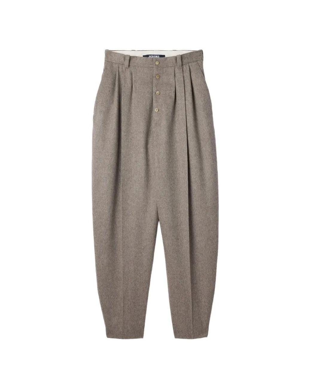 Jacquemus Gray The Fernando Pants for men