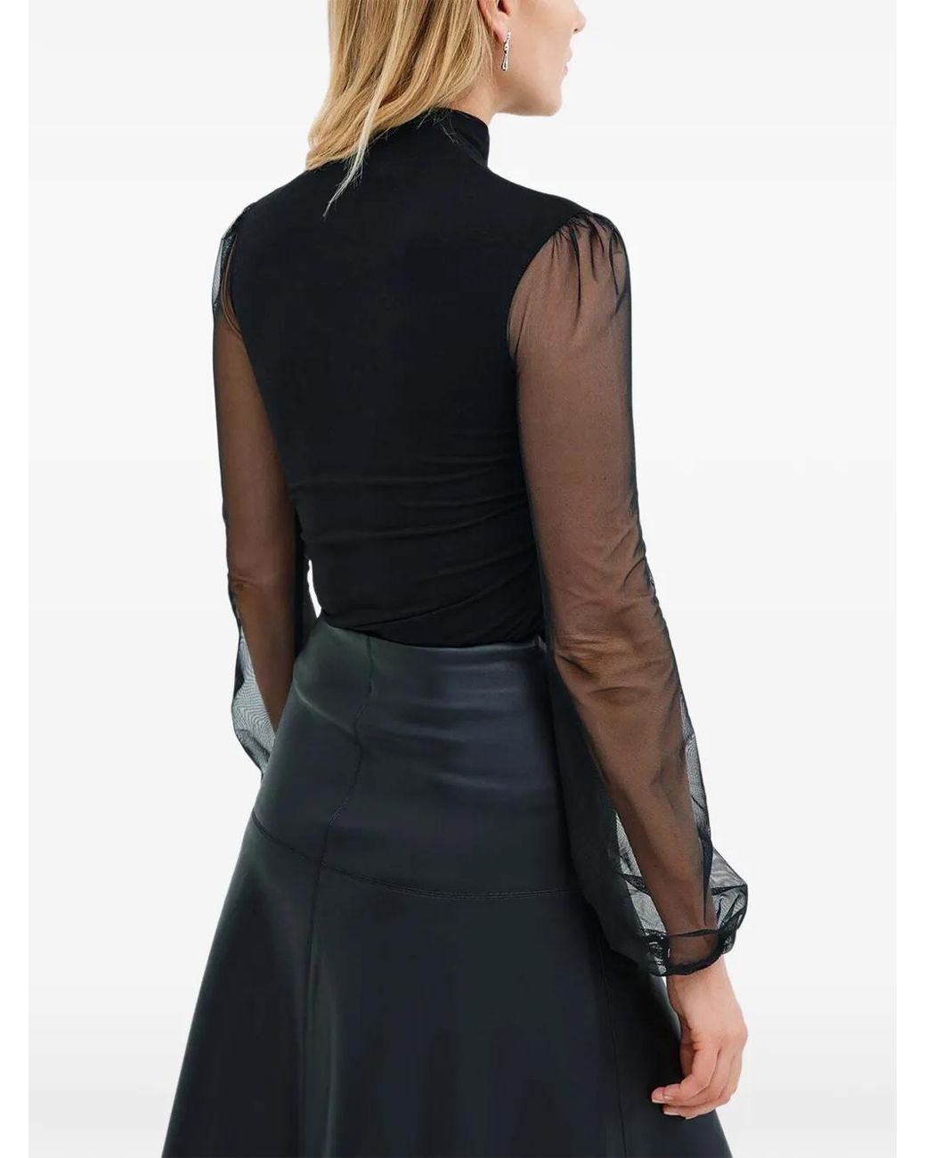 MARCELLA Black Liv Long-Sleeve Top