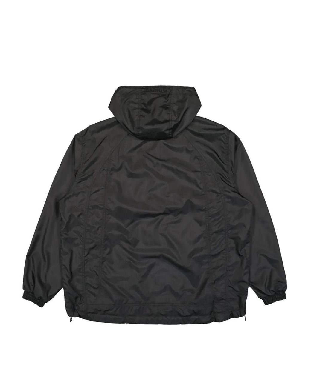 Vetements Black Logo-Embroidered Padded Hooded Jacket