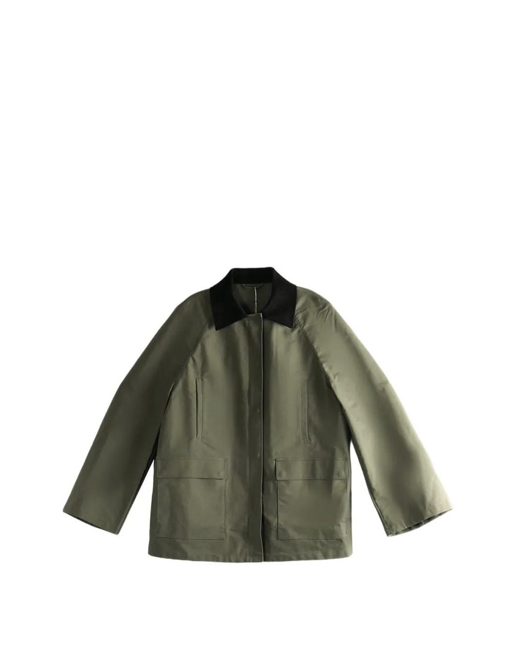 Totême Green Country-Jacke aus Baumwolle