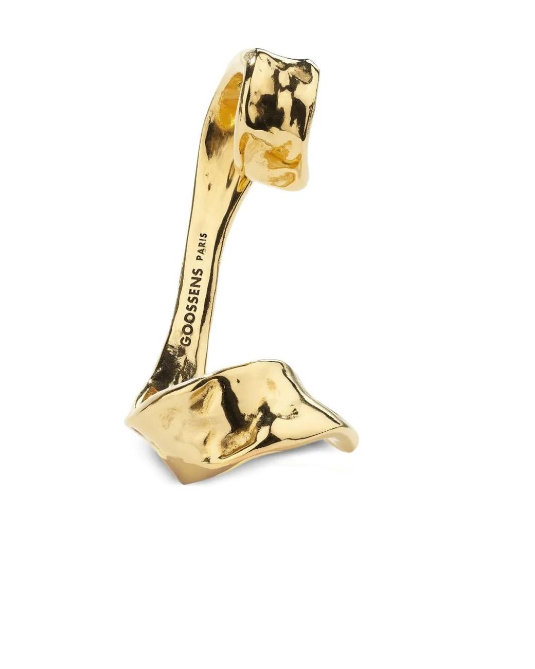 Ear Cuff Lutèce di Goossens in Metallic