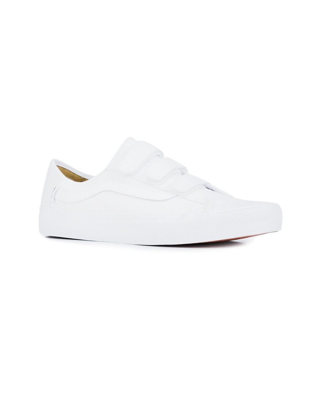 Vans Velcro Strap Sneakers in White for Men | Lyst