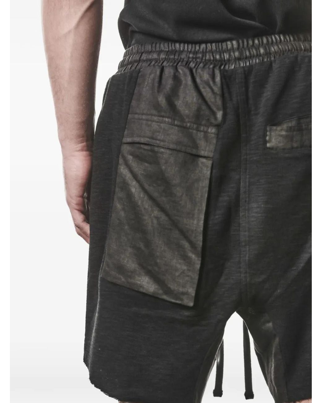 Thom Krom Black Short À Lien De Resserrage for men