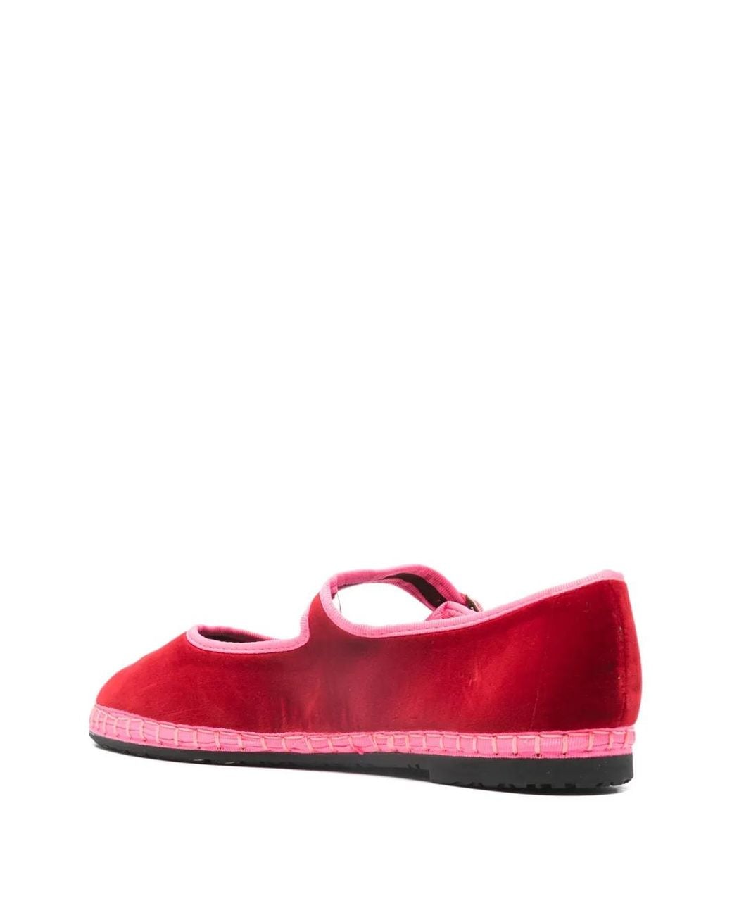 Flabelus Red Aurelie Ballet Flats