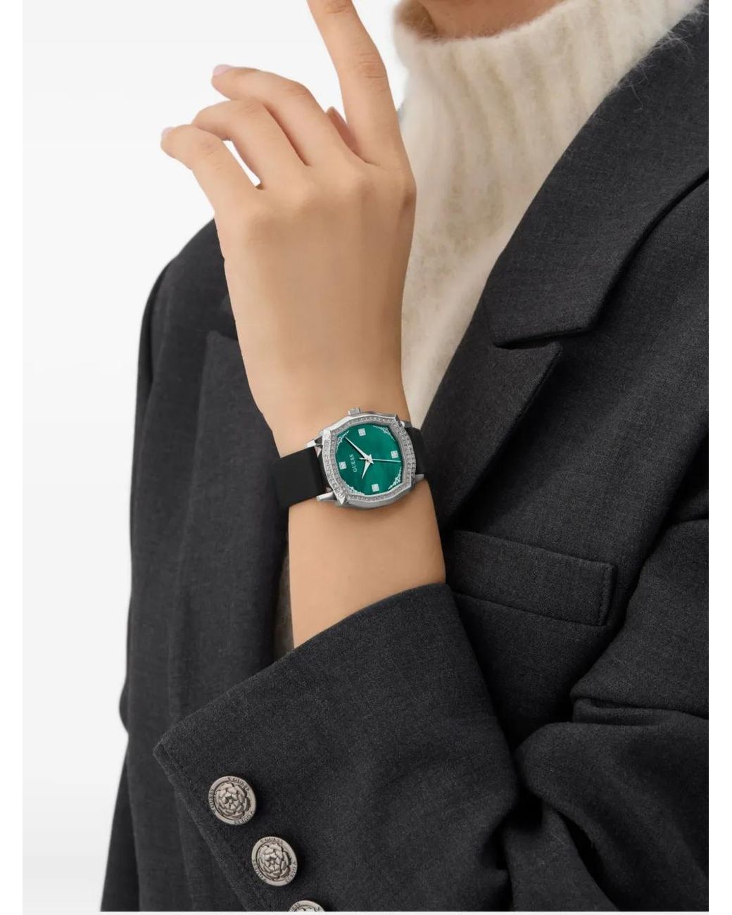 Guess Green Analog 32Mm Watch