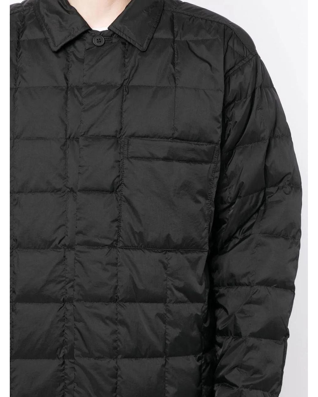 Ienki Ienki Black Padded Shirt Jacket for men