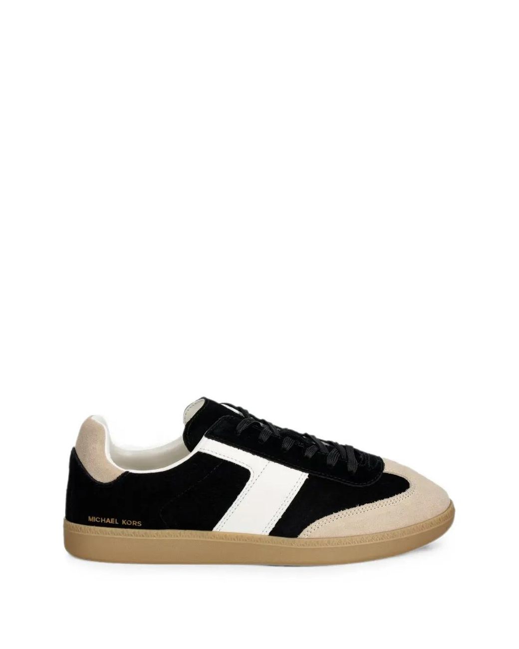 MICHAEL Michael Kors Black Jovie Color-Block Suede Sneakers