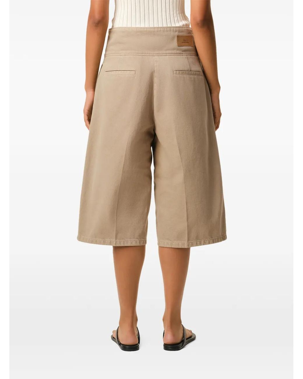 AMI Natural Gewickelte Bermudas