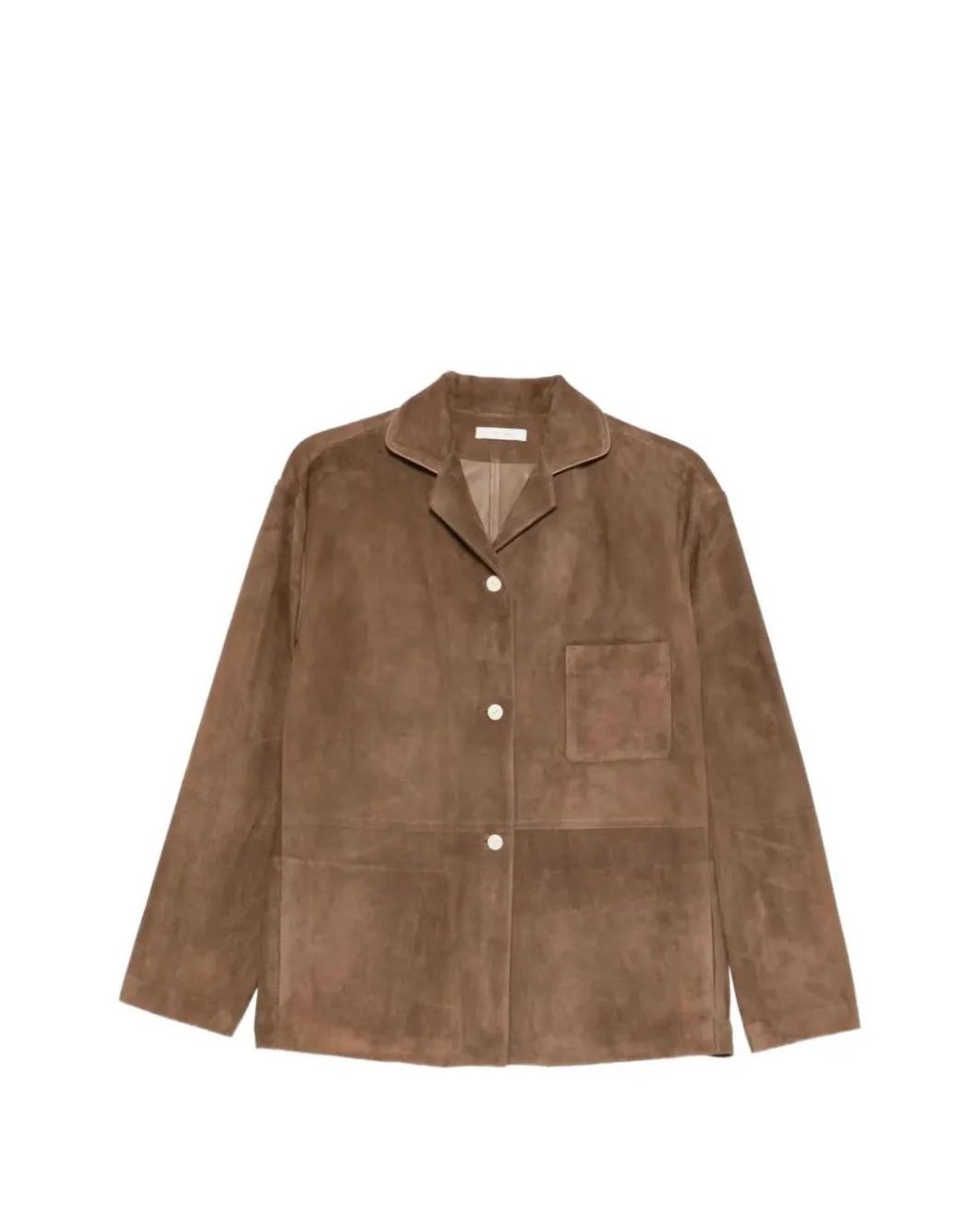 The Row Brown Janine Suede Jacket