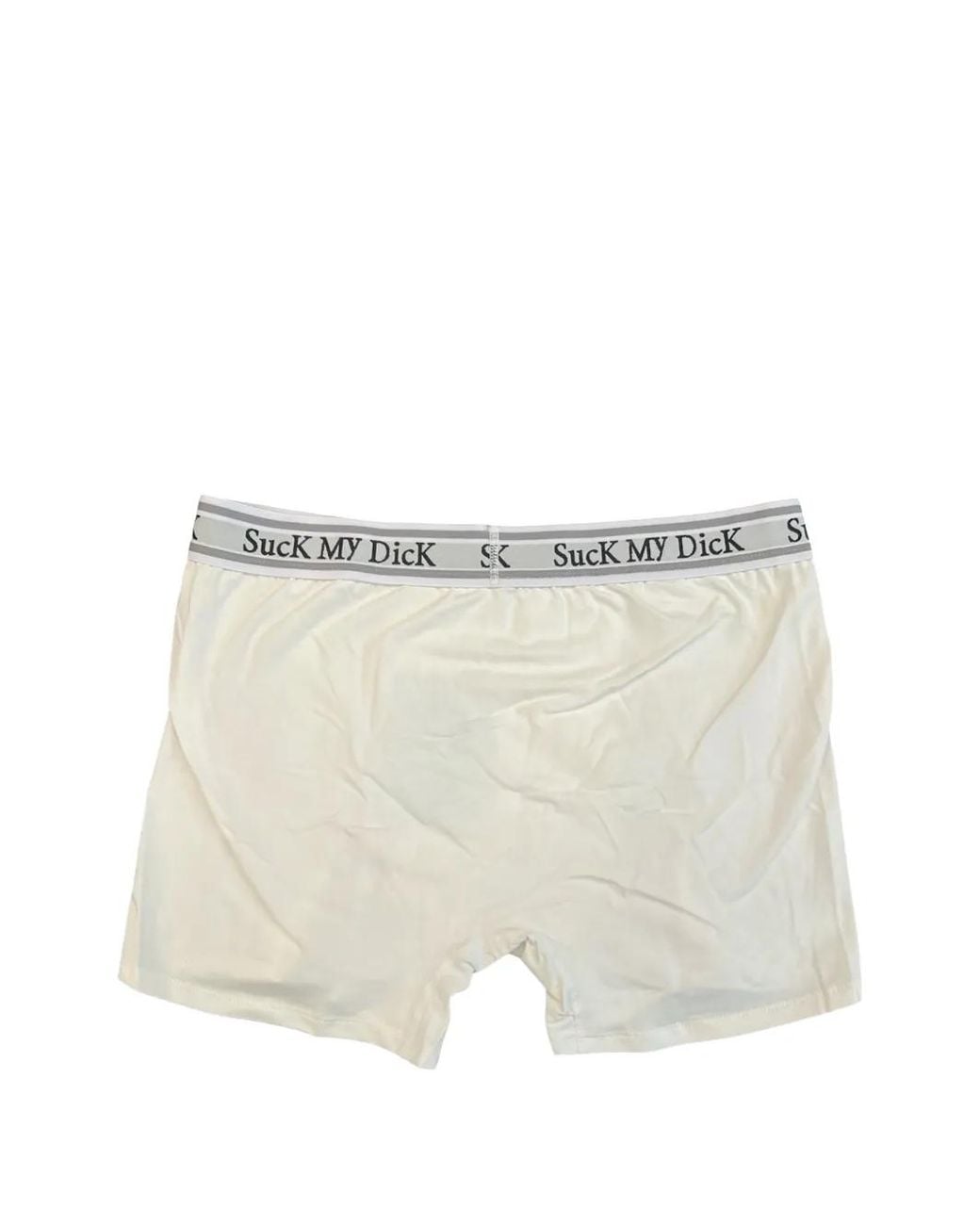 THUG CLUB White Suck My Dick Logo-Waistband Boxer Briefs for men