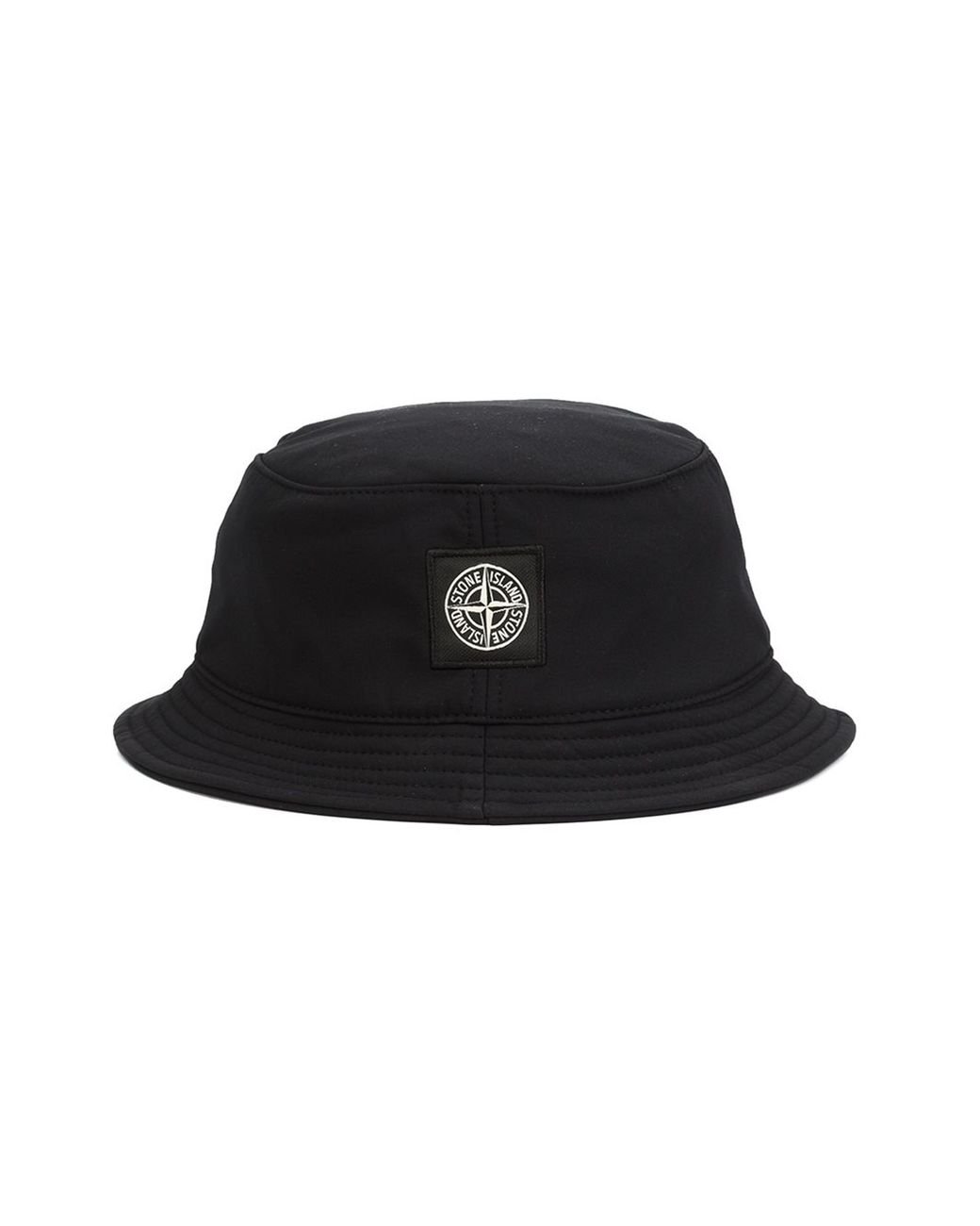 Stone Island Bucket Hat in Black for Men | Lyst
