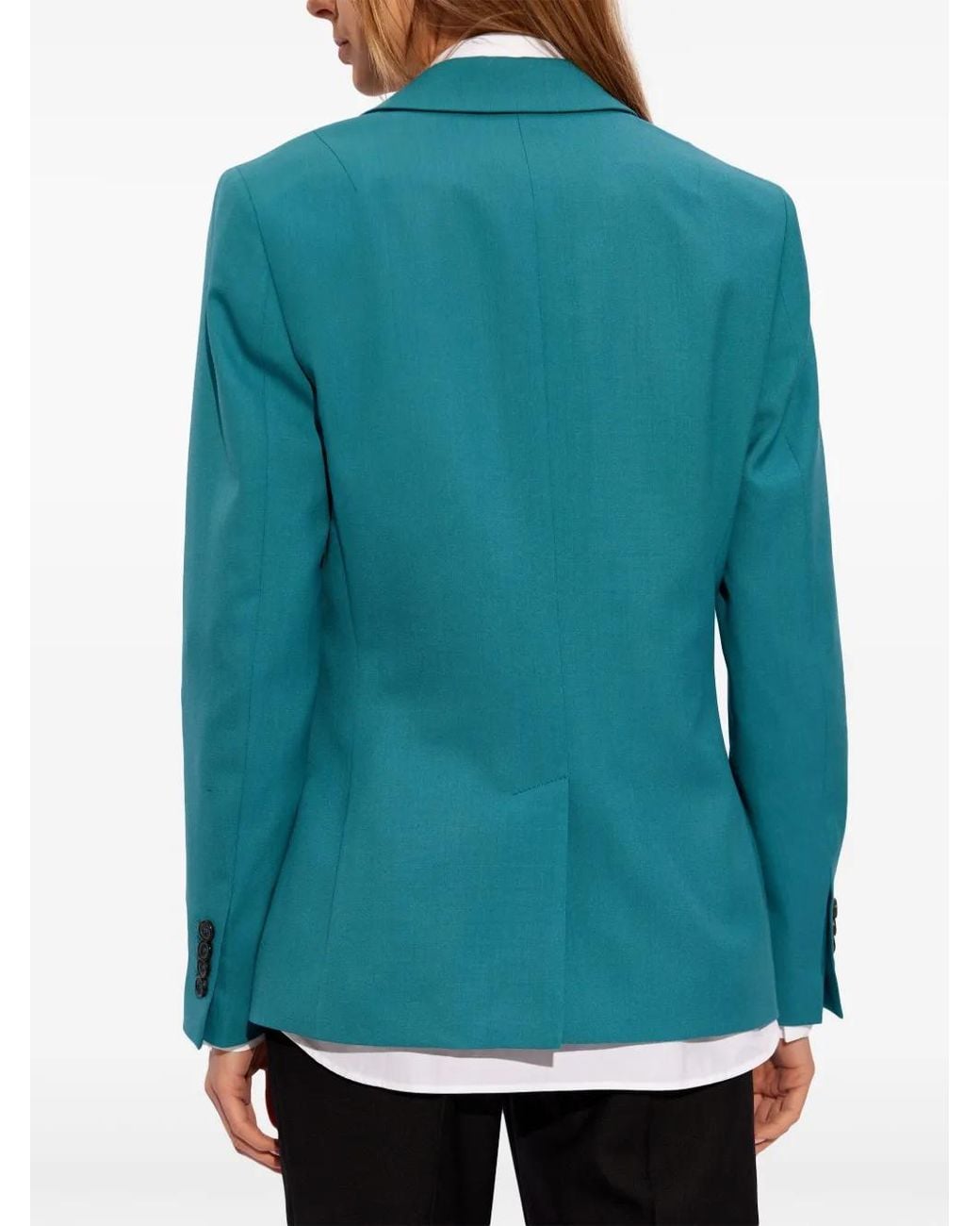 Paul Smith Blazer Met Enkele Rij Knopen in het Blue