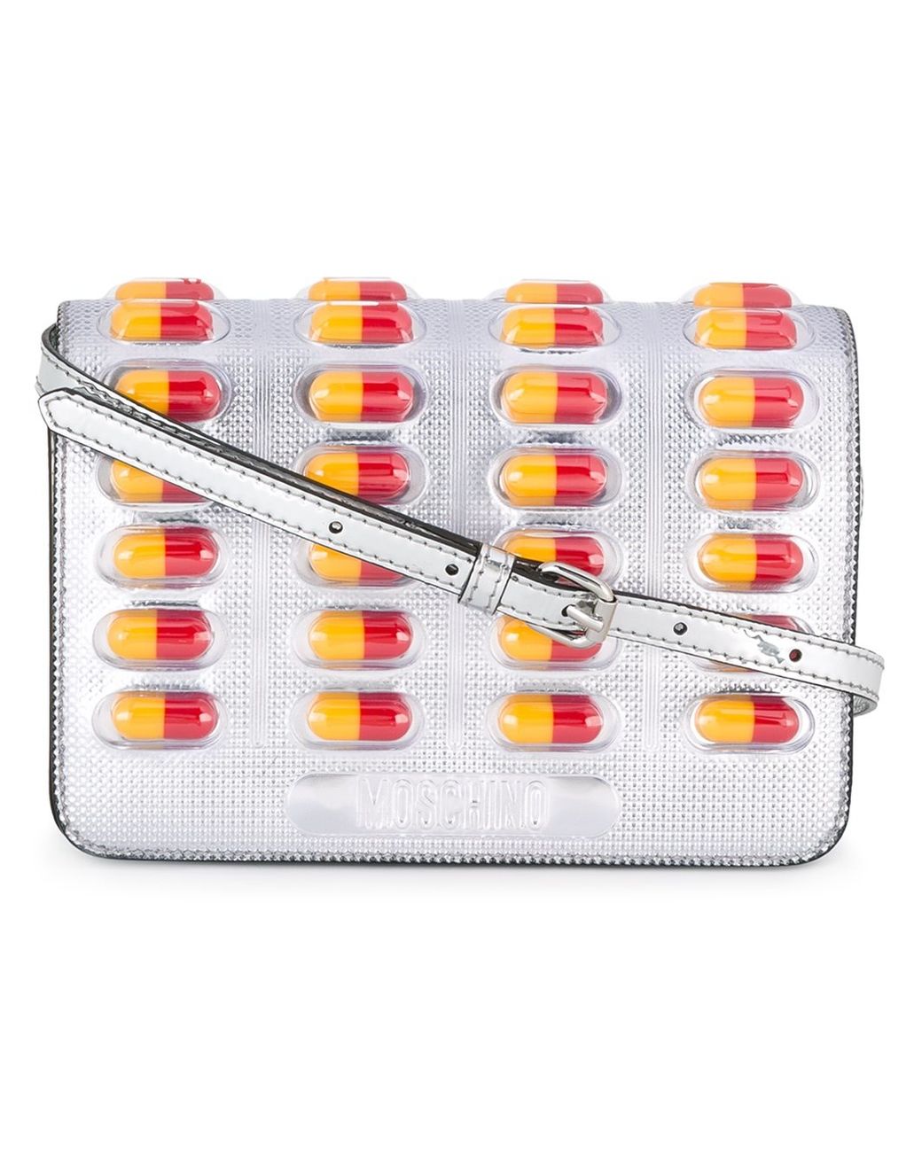 Moschino Pill Blister Pack Crossbody Bag