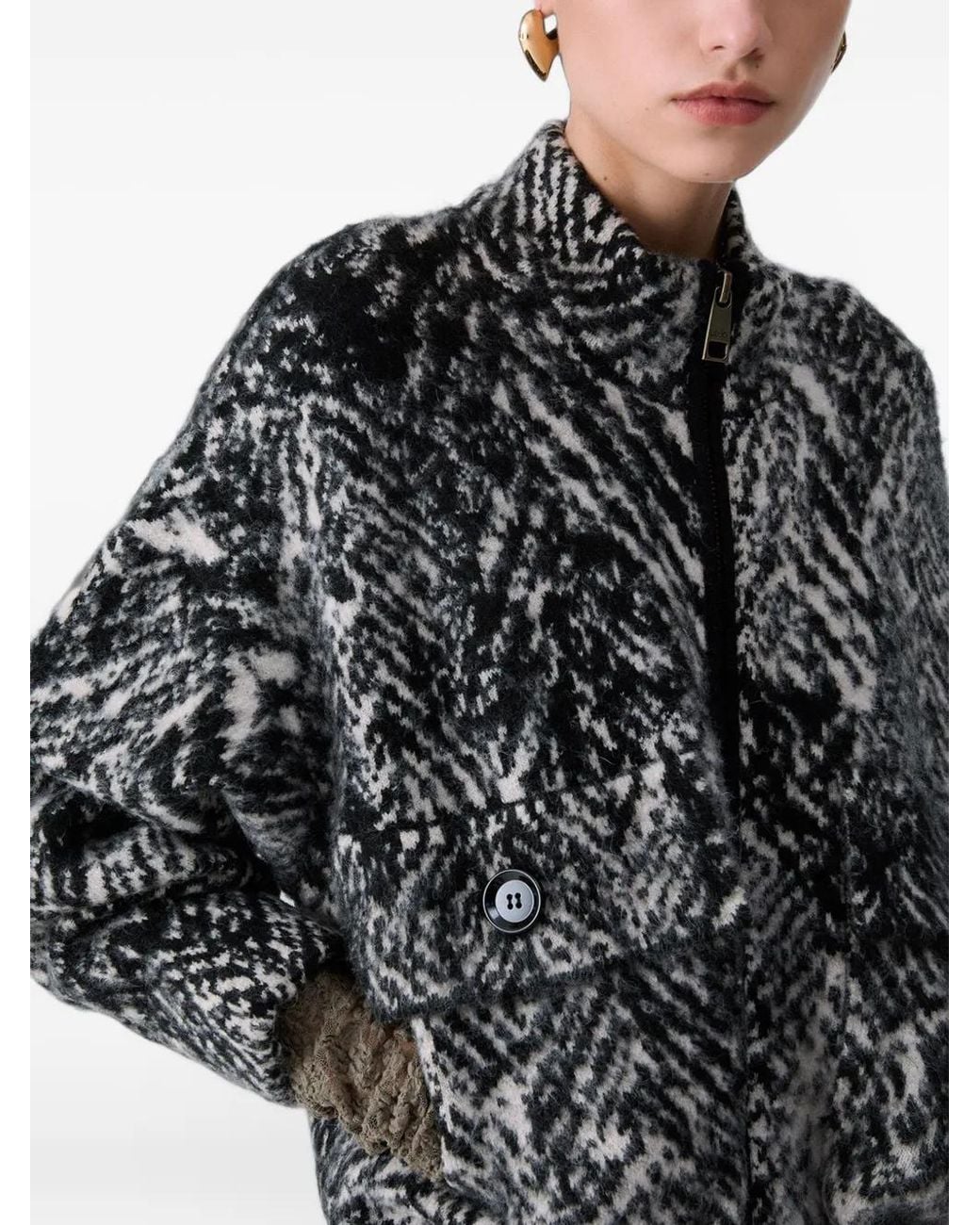 Liu Jo Black Bomber Jacket