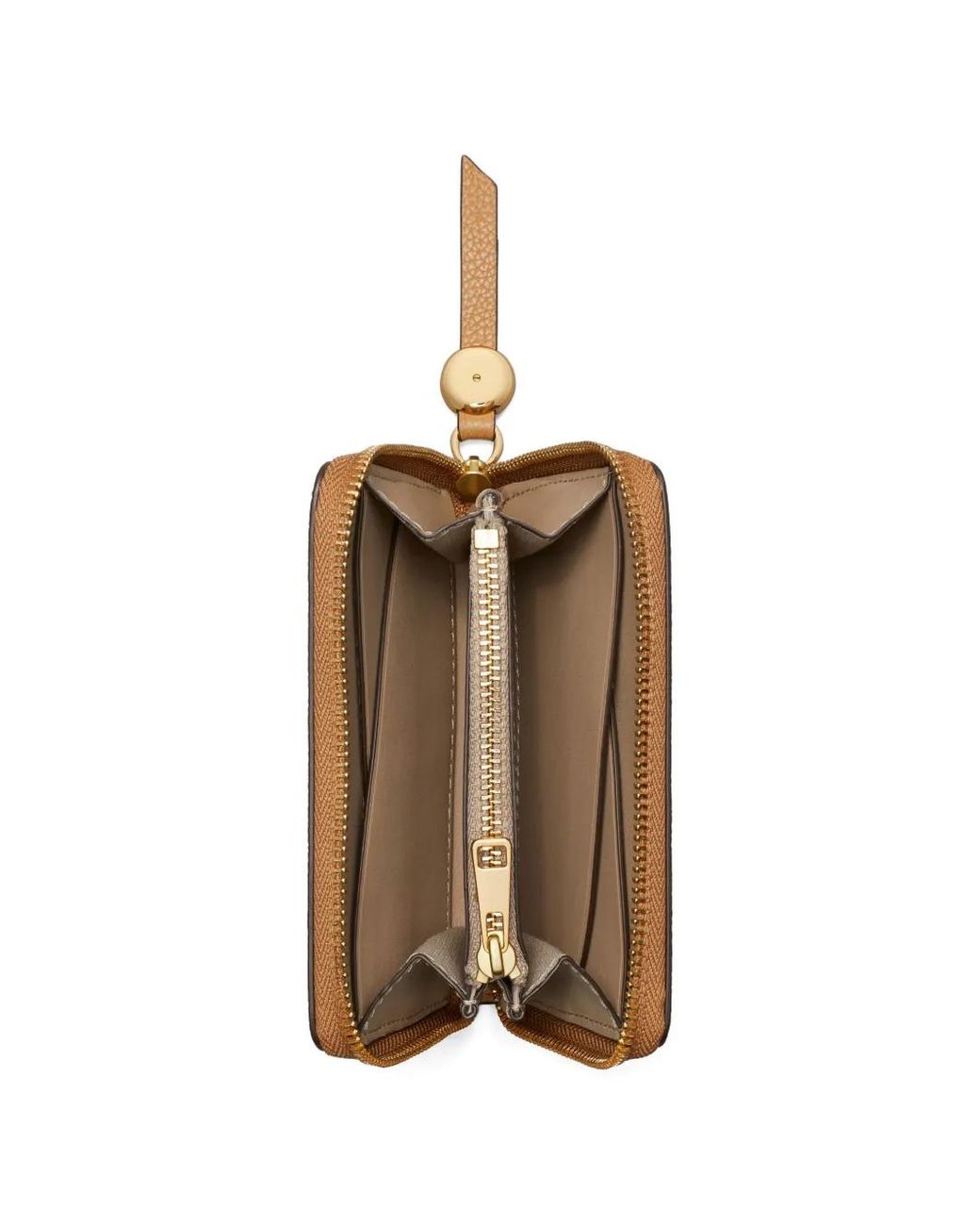 Tory Burch Brown Medium Romy Wallet