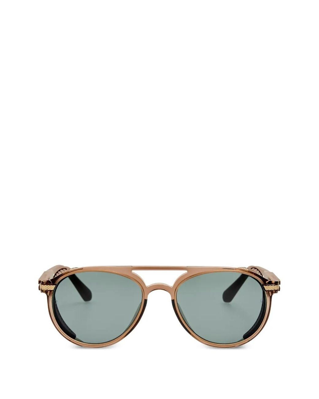 Linda Farrow Gray Pilot-Frame Sunglasses