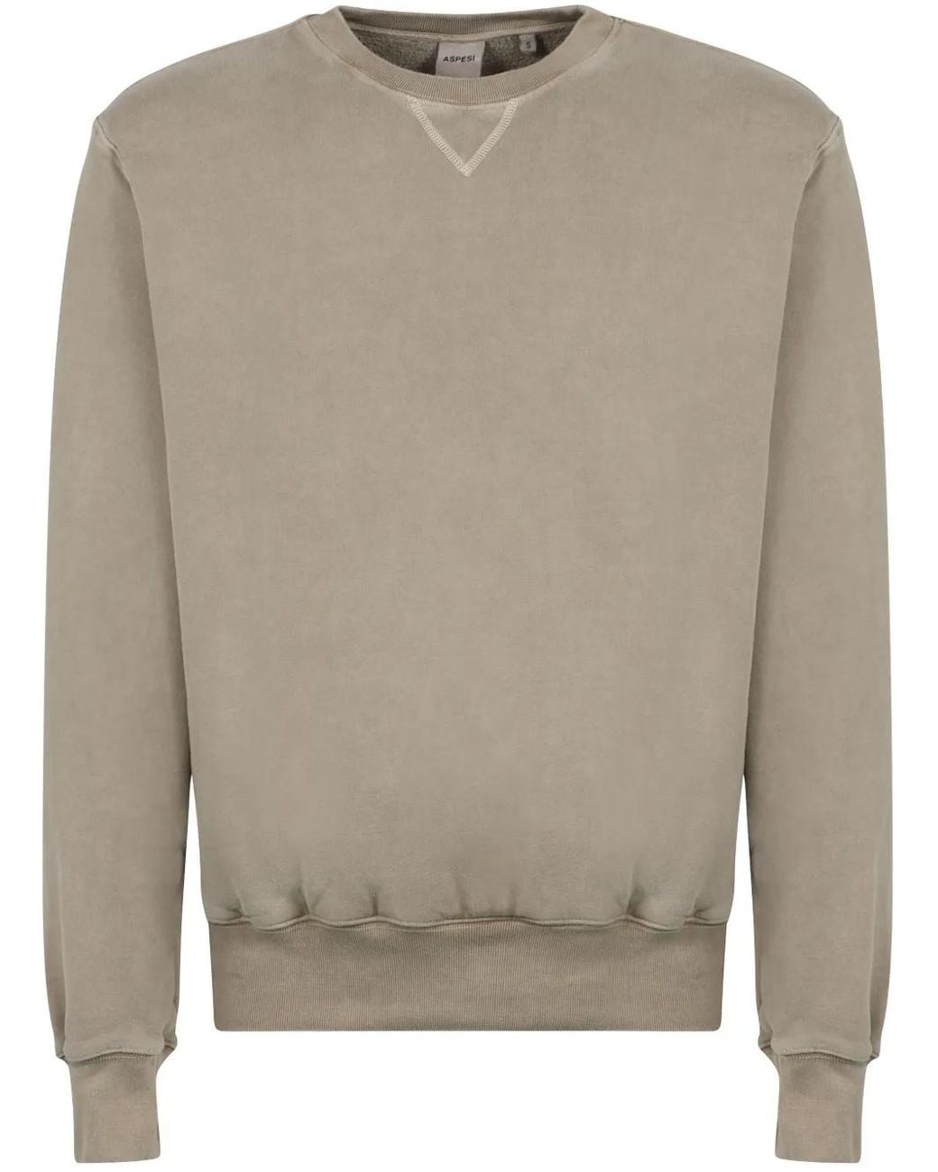 Aspesi Gray Cotton Sweatshirt for men