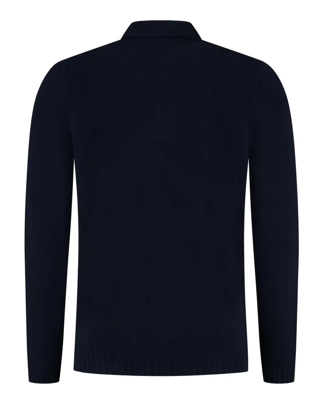Fedeli Blue Cotton Sweater for men