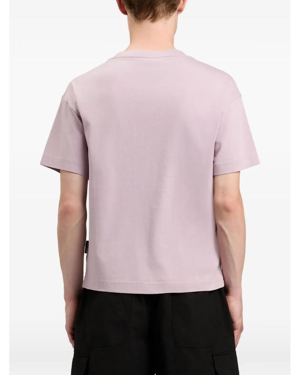 Palm Angels Pink Bear T-Shirt for men
